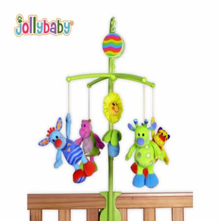 Jollybaby Musical Crib Mobile Jungle Pals Soft Toy Crazy Sales