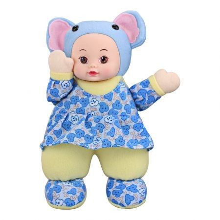 T1232A Children Stuffed Cartoon Elephant Doll Birthday Gift