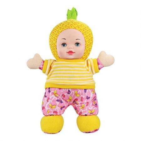 T1657A Children Stuffed Cartoon Pineapple Doll Birthday Gift