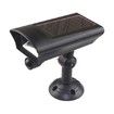 Security Solar Panel Power PIR Motion Light Outoodr Black ABS Wall Light