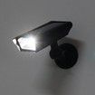 Security Solar Panel Power PIR Motion Light Outoodr Black ABS Wall Light