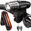 Bike Cycling Waterproof Front Light +Taillight Super Light With USB Rechargable