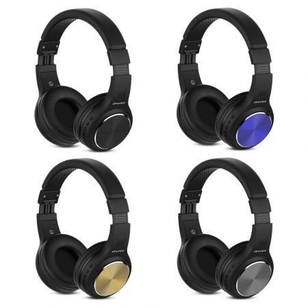 AWEI A600BL Wireless Bluetooth Over-ear Headphones Stereo Sound Noise Canceling with MIC