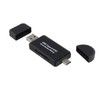 3 in 1 OTG Card Reader Type C USB Micro USB Combo to 2 Slot TF SD Card Reader