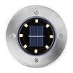 8 LED Outdoor Solar Lamp for Garden Landscape Underground Buried Lawn Lights