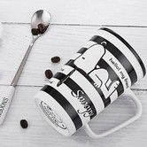 SNOOPY DP - 5030 Striped Ceramic Cup 400ml