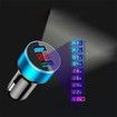 3.1A Dual USB LED Car Charger with Blue Indicator Light Multi-protection Universal for 12V/24V Vehicles