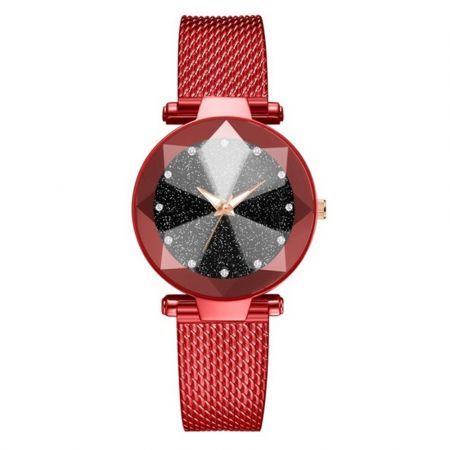 Reebonz Women Starry Sky Bracelet Luxury Geometric Surface Quartz Watch