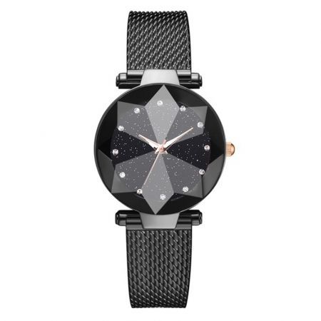 Reebonz Women Starry Sky Bracelet Luxury Geometric Surface Quartz Watch