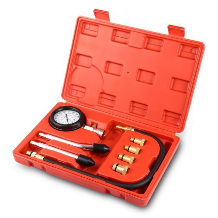 Engine Cylinder Compression Gauge Diagnostic Tester 0 - 300 psi Pressure Range for Motorcycles Cars