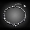 925 Pure Silver Romantic Star Bracelet