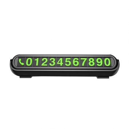 Magnetic Car Temporary Parking Card Phone Number Card Board Accessories Modeling