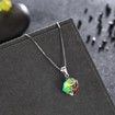 S925 Diamond Crystal Sterling Silver Necklace