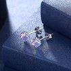 Square Stud S925 Pure Silver/Platinum Plated Earring