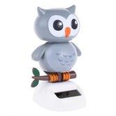 Solar Energy Shaking Owl House Decoration Christmas Gift