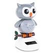 Solar Energy Shaking Owl House Decoration Christmas Gift