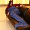 Artist Playfully Redesigns Cozy Mermaid Tails Knitted Blankets and Throws