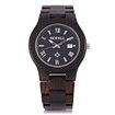 Bewell ZS - W127A Male Wooden Quartz Watch Date Luminous Display Japan Movt Wristwatch