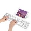 BK418 Bluetooth Keyboard 104 Keys for iOS Android Windows