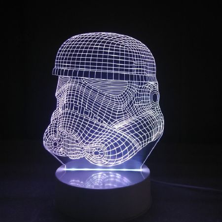 DSU Soldier Color Change 3D Visual  LED Table Night Light