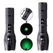 U`King ZQ-X1077 5 Modes Multifunction Zoomable Multicolor LED Flashlight Torch Set Red Green Purple