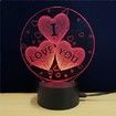 M.Sparkling TD078 Creative Love Day 3D LED Lamp