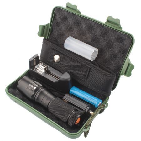 Portable Ultra-bright CREE XML T6 LED Flashlight Kit