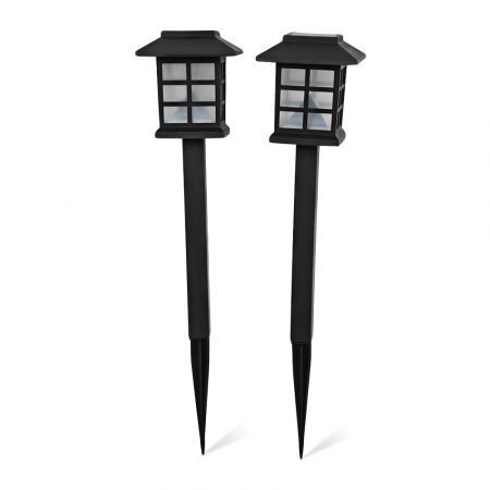 2pcs Sensor Solar LED Light Decorative Lamp for Outdoor Yard