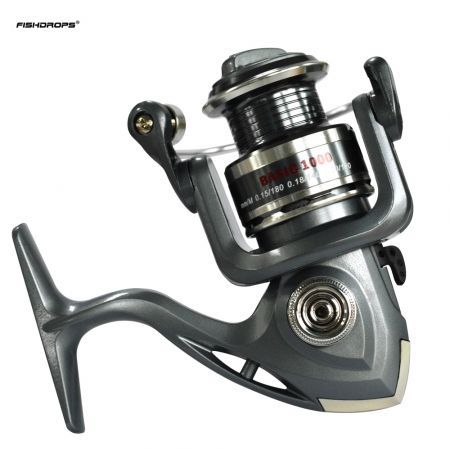 FISHDROPS 1000 6BB 5.5:1 Plastic Spinning Fishing Reel Metal Spool