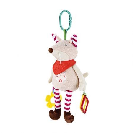 Newborn Musical Animal Hand Bell Doll Stroller Plush Toy Baby Rattle