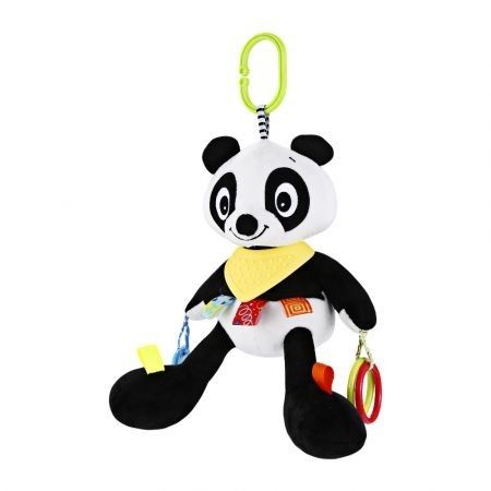 Cartoon Baby Soothing Plush Animal Doll Teether Rattle Hand Bell