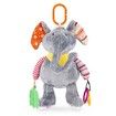 Musical Newborn Animal Doll Stroller Plush Toy Baby Teether Rattle