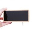 Bamboo Wooden Alarm Clock LED Display with Mirror Temperature Digital Watch