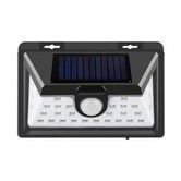 LED Human Infrared Solar Power Flood Light PIR Motion Sensor Wall  Lamp Outdoor