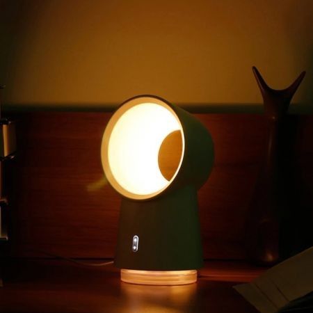 3 in 1 Mini Night Lamp Bladeless Desktop Fan Mist Humidifier