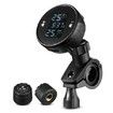 M2 Tire Pressure Monitoring System Motorcycle TPMS Real-time Tester LCD Screen 2 External Sensors