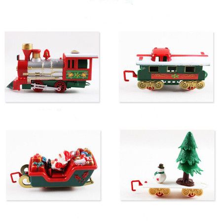 electric train set for around the christmas tree