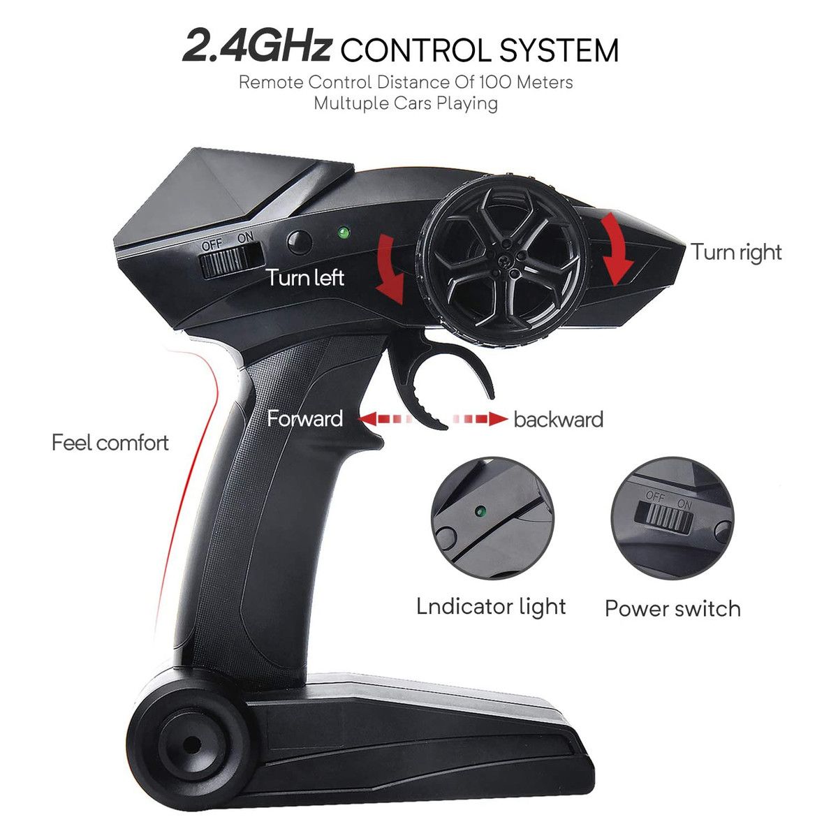 Remote Control Car with Camera, High Speed Racing OffRoad RC Cars with