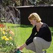 Green Garden Sprinkler Easy Connection Automatic 360 Rotating