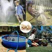 Flex Outdoor Water Mist 6.5Ft Sprinklers Hose Cooling System