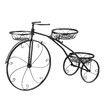 3 Tier Bicycle Shape Plant Stand Metal Flower Plant Pot Stand Display Rack Black