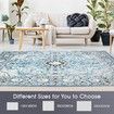 Navy Blue Rugs Soft Carpet Floor Rug Allover Traditional Persian Mat 120 X 160CM