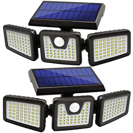 Motion sensor light with solar deals panel