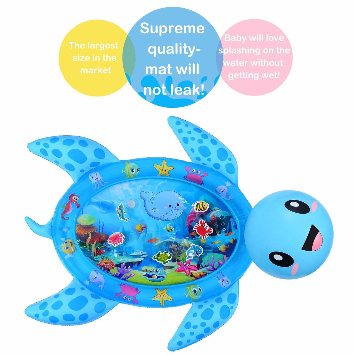 inflatable baby water mat