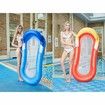 Mesh Pool Floats for Adults with Canopy, Inflatable Hammock Pool Lounge Chair Float with Canopy Random Color