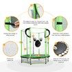 Genki 55 Inch Koala Trampoline for Kids with Safety Net Enclosure