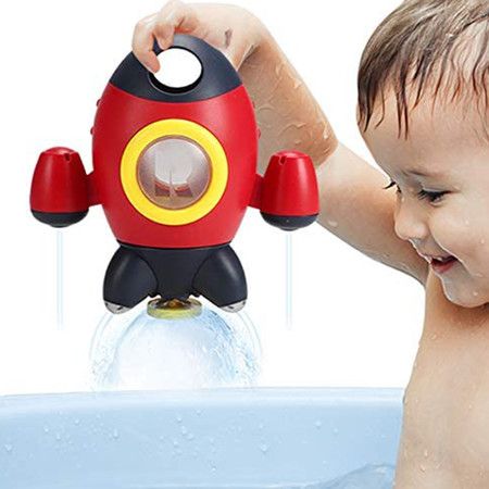 Baby Bath Toys Space Rocket Shape, Bathtub For 1 Year Old Baby Girl