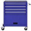 Tool Trolley with 4 Drawers Steel Blue