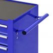 Tool Trolley with 4 Drawers Steel Blue