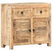 Sideboard 70x30x68 cm Solid Mango Wood